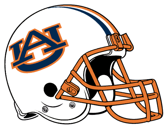 Auburn Tigers 1983-1992 Helmet Logo Print Decal